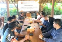 ket foto. PII Kota Batu saat menggelar rapat koordinasi dengan jajarannya