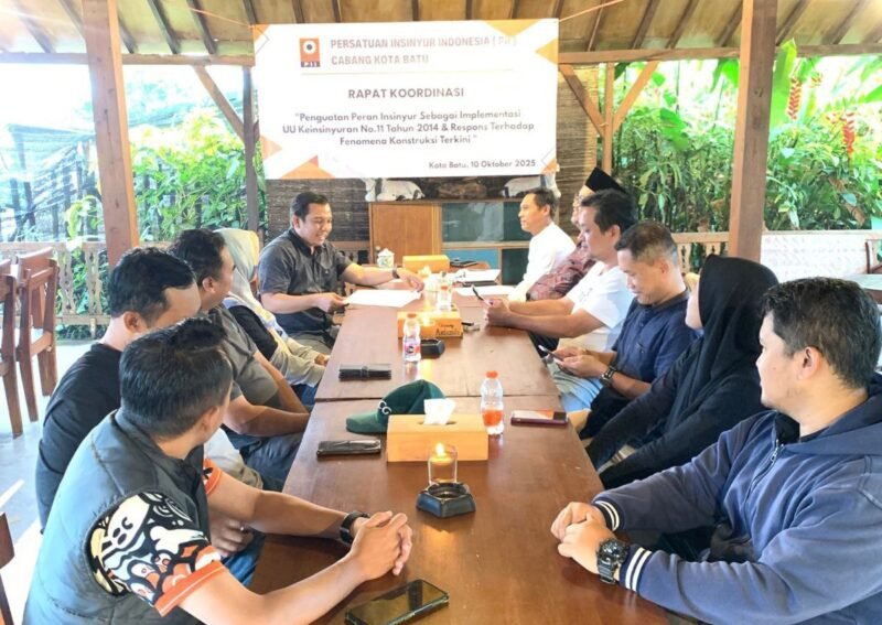ket foto. PII Kota Batu saat menggelar rapat koordinasi dengan jajarannya