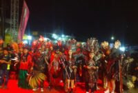 ket foto. Salah satu peserta kirab budaya Gampingan 2025