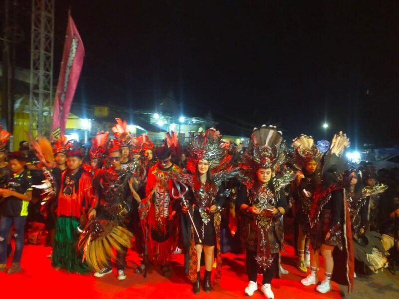 ket foto. Salah satu peserta kirab budaya Gampingan 2025