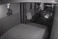 Ket foto. Aksi pencurian dengan bersenjata yang tertangkap CCTV di Desa Girimoyo Kecamatan Karangploso