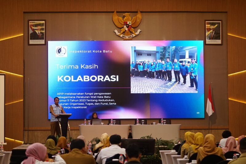 Ket foto. Inspektorat Kota Batu menyelenggarakan Bimbingan Teknis (Bimtek) Perencanaan dan Penganggaran Responsif Gender (PPRG) serta Peran Aparat Pengawasan Intern Pemerintah (APIP) dalam Pengawasan