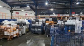 Ket foto. Ribuan batang rokok ilegal di sita Kantor Bea Cukai Malang 