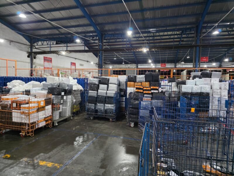 Ket foto. Ribuan batang rokok ilegal di sita Kantor Bea Cukai Malang 