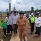 Ket foto. Bupati Malang H.M Sanusi bersama para Kyai dan ulama saat peresmian Masjid dan Ponpes An Nur 3 Bululawang
