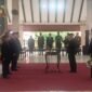 Ket foto. Bupati Malang. H.M Sanusi saat melintik dan mengambil sumpah 15 Pejabat Tinggi Pratama di lingkungan Pemerintah Kabupaten Malang 