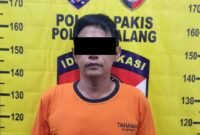 Ket foto. Pelaku kasus penipuan dan penggelapan motor trail 