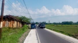 Ket foto. Jalan Kasembon–Mendalan Tuntas Dikerjakan