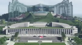 Ket foto. Istana Presiden di IKN