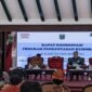 Ket foto. Bupati Malang, H.M Sanusi saat membuka Rakor program pengentasan kemiskinan di Kabupaten Malang 