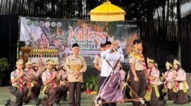 Ket foto. Ajang Kompetisi Mapel dan Festival Seni (Kitfess) Basika MAN 1 Malang (Mandagi) yang dibuka Kepala Kantor Kementerian Agama (Kemenag) Kabupaten Malang, H. Sahid