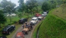 Ket foto. Event off-road Jelajah Lereng Gunung kawi