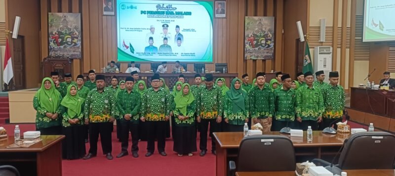 Ket foto. Ketua dan jajaran pengurus dan anggota PC Pergunu Kabupaten Malang periode 2025 - 2030