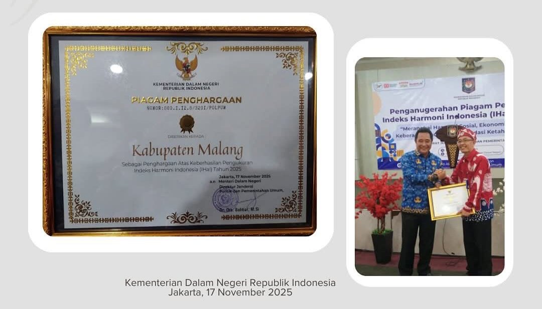 IHanI 2025 Diraih, Kabupaten Malang Fokus Bangun Kampung Harmoni Berbasis Desa Oplus_16908288