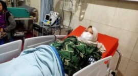 Ket foto. Pasien yang memerlukan uluran bantuan saat ini masih di rawat di RSUD Kanjuruhan Malang 