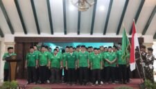 Ket foto. Pelantikan pengurus baru GP Ansor Kabupaten Malang 