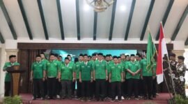 Ket foto. Pelantikan pengurus baru GP Ansor Kabupaten Malang 