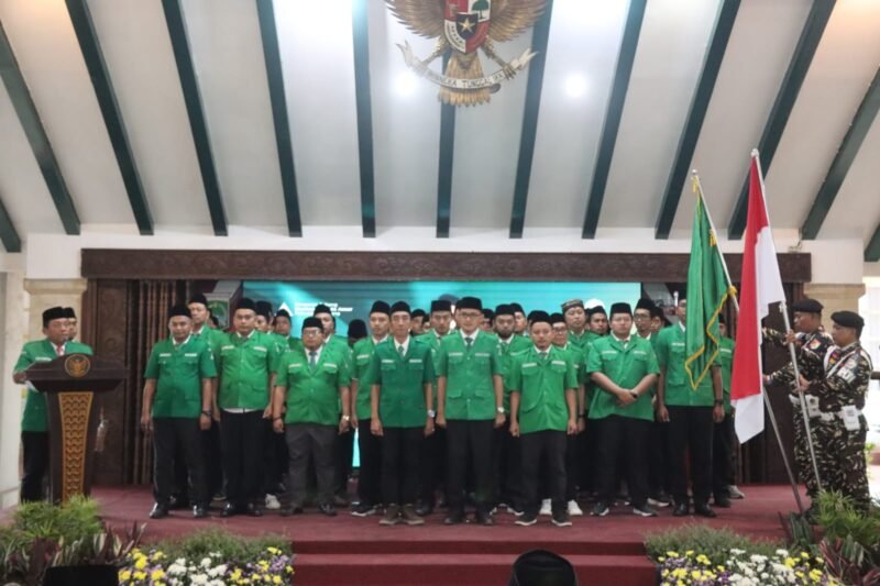 Ket foto. Pelantikan pengurus baru GP Ansor Kabupaten Malang 