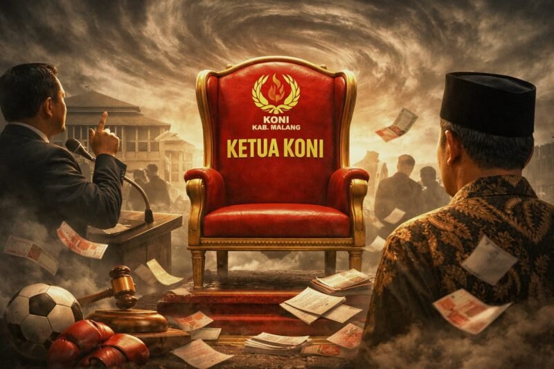 Ket foto. Ilustrasi kursi kosong KONI Kabupaten Malang yang menjadi rebutan para pemilik kepentingan