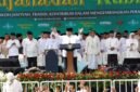 Ket foto. Pidato Kenegaraan Presiden RI, Prabowo Subianto pada satu abad lahirnya NU di Stadion Gajayana Kota Malang 