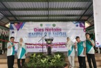 Dokumen foto: peserta lomba Dies Natalies SMPN2 Bangil