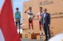 Ket foto. Pembalap asal Universitas Insan Budi Utomo (UIBU), Muhammad Syelhan Nurrahmat, sukses meraih medali emas dan mengamankan gelar juara pada ajang bergengsi Asian Road Cycling Championship 2026 yang berlangsung di Al-Qassim, Arab Saudi,