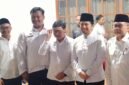 Ket foto. Menko Pangan RI, Zulkifli Hasan (kanan) bersama Wakil Gubernur Jatim, Emil Dardak dan Ketua HKTI Kabupaten Malang, H Makhrus Soleh (kiri) saat berkunjung ke Pondok Pesantren Al Munawariyah Bululawang 