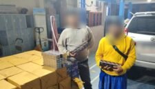 Ket foto. Barang bukti yang berhasil di sita petugas dari Kantor Bea dan Cukai Tipe Madya Malang
