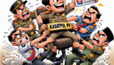 ket foto. ilustrasi rebutan kursi Kasatpol PP