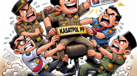 ket foto. ilustrasi rebutan kursi Kasatpol PP