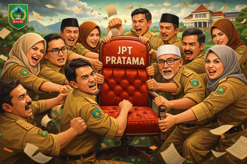 Ket foto. Para ASN yang memperebutkan kursi jabatan di seleksi terbuka JPTP Pemkab Malang 