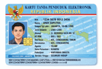 Ket foto. Ilustrasi e KTP 