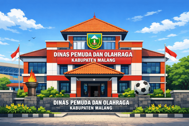 Ket foto. Ilustrasi gambar kantor Dinas Pemuda dan Olahraga Kabupaten Malang 