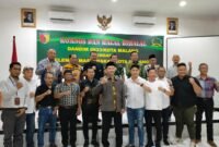 Ket foto. halal bihalal lintas agama yang diselenggarakan Kodim 0833/Kota Malang