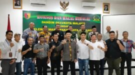 Ket foto. halal bihalal lintas agama yang diselenggarakan Kodim 0833/Kota Malang