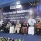Ket foto. Baliho agenda halal bi halal di Perumda Tirta kanjuruhan yang tidak terpampang foto Wakil Bupati Malang 