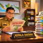 Ket foto. Gambar ilustrasi Seleksi Terbuka JPT Pratama saat ini di meja Kepala Daerah 