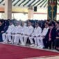 Ket foto. Pelantikan 3 pejabat JPT Pratama dan beberapa pejabat lainnya di Pendopo Agung Kabupaten Malang 