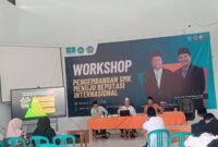 Ket foto. Workshop yang dilaksanakan SMK NuSa Poncokusumo 