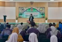 Ket foto. Halal bi halal seluruh anggota PGRI cabang Lawang 