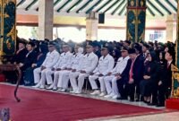 Ket foto. Pelantikan JPT Pratama dan beberapa administrator, Pejabat Fungsional dan Kepala Sekolah di lingkungan Pemerintah Kabupaten Malang 