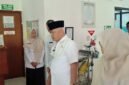 Ket foto. Bupati Malang, HM Sanusi saat sidak ruang pelayanan di Puskesmas Tajinan 
