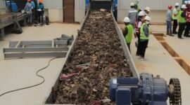 Ilustrasi Mesin Pemilah Sampah