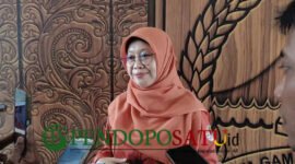 Kabid Pengendalian Pencemaran dan Kerusakan Lingkungan Hidup DLH Kabupaten Malang, Nuning Nurlaila, usai sosialisasi pengelolaan limbah cair dan padat yang digelar di Pendopo Agung (Foto: Seno pendoposatu.id)