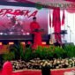 Ketua DPC PDI Perjuangan Kabupaten Malang, Didik Gatot Subroto saat memberikan sambutan pada Musancab (Foto: Seno pendoposatu.id)