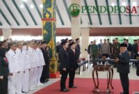 Pelantikan 3 pejabat JPT Pratama dan beberapa pejabat lainnya di Pendopo Agung Kabupaten Malang (Foto: bgs pendoposatu.id)