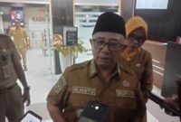 Bupati Blitar, Rijanto Saat Dikonfirmasi Awak Media Usai Didatangi Tim KPK di Kantornya