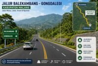 Ilustrasi Pembangunan JLS Dan PJU Gondanglegi-Balekambang Kabupaten Malang