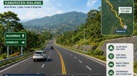 Ilustrasi Pembangunan JLS Dan PJU Gondanglegi-Balekambang Kabupaten Malang