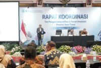 Ket foto. Kepala Bakorwil Malang, Asep Kusdinar, saat memberikan sambutan